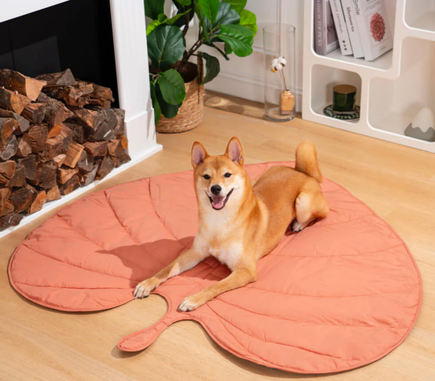 Leaf shape dog blanker